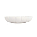 Bari White Shallow Serving Bowl